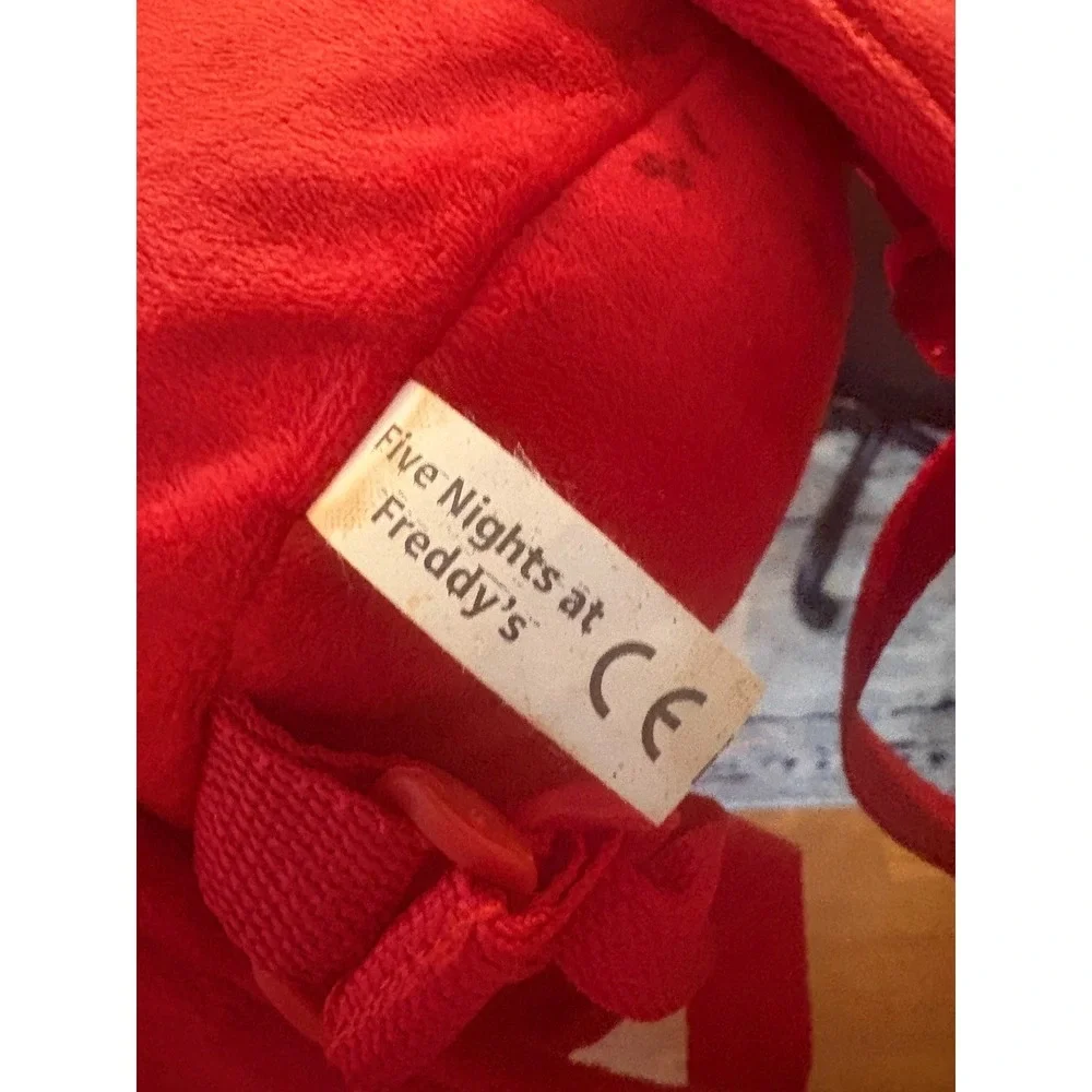 Five Nights at Freddys Foxy Plush Backpack Red Pirate FNAF Toy